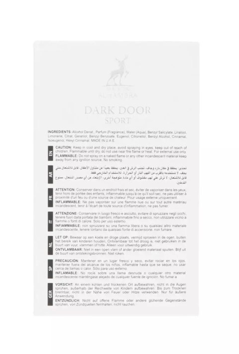 Maison Alhambra Dark Door Sport Edp 100ml