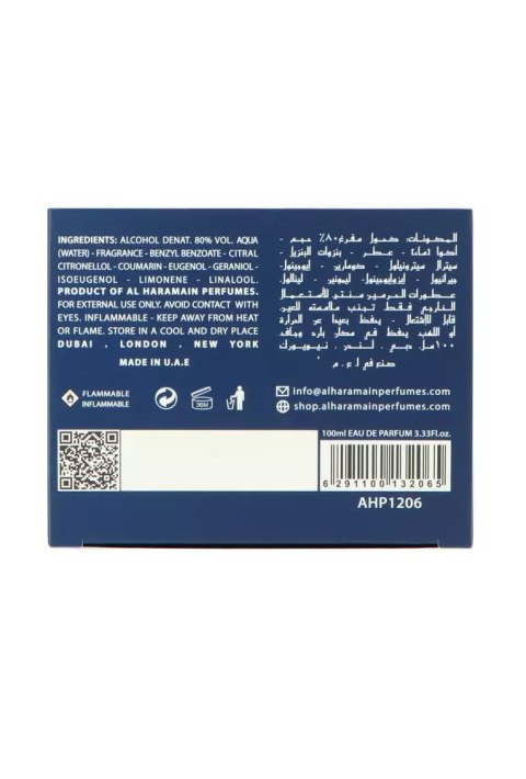 Al Haramain Azure French Collection Edp 100ml