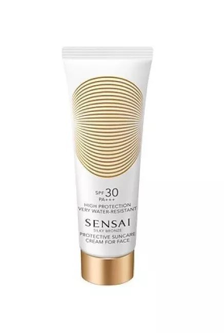 Sensai Silky Bronze Protective Suncare Cream For Face Spf 30 50ml